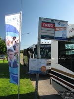 bus sign / panneau d'arrêt Express - Navette