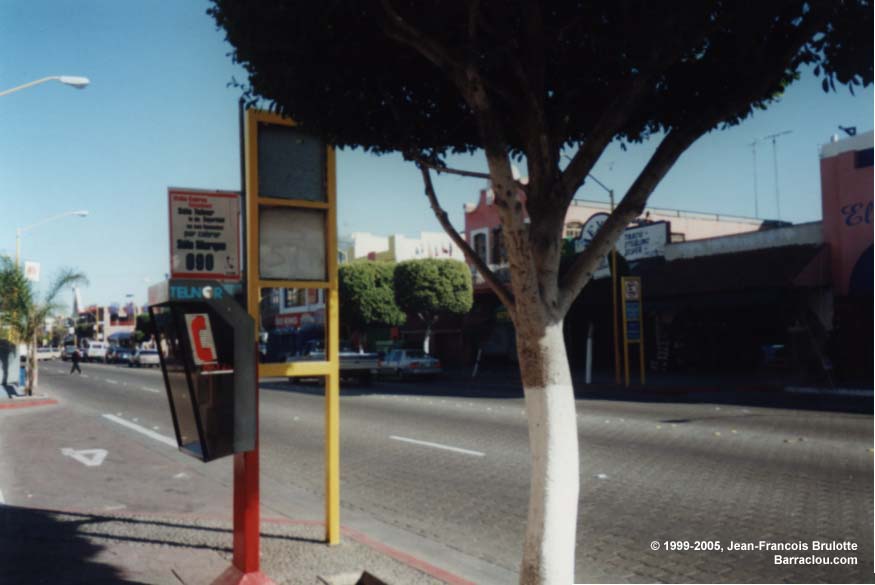 Telephone public en Baja California, Mexique
