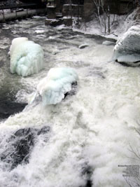 Rivière Magog River - Barrage Abénaquis Dam