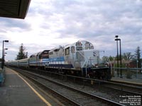 AMT 1312 - GP9 (ex-STCUM 1312, nee CN 4308) and 400 - F40-PH (nee AMTK 400)