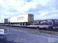 Sunbury trailer stacked on a NOKL flat car (on MMA)