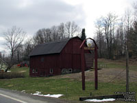Old red barn