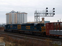 CSXT 4001 - SD40-3 (Ex-CSXT 8142, exx-SBD 8142, nee L&N 8142)