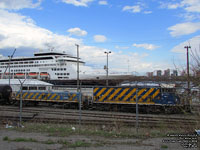 Port of Montreal 1003 - RP20BD and Port of Montreal 2009 - GP9 slug (ex-GTW 4530, nee GTW 4930)