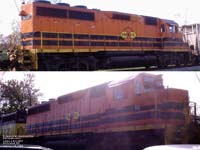 SLR (LLPX) 3207 - GP40 (Ex-EMDX 204, exx-GOT 720, exxx-RI 3005, nee RI 374. An unit built in 1967.)