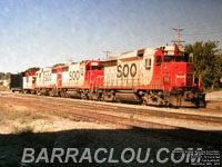 Soo Line 711 - GP30, SOO 727 - GP35 and SOO 708 - GP30