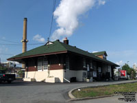 Former Noranda station; Rouyn-Noranda, Quebec. Current use: Business place